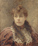 Chabas, Paul Émile - Porträt von Daniel Lesueur (1860-1921)