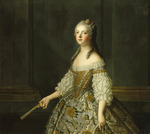 Nattier, Jean-Marc - Madame Adélaïde von Frankreich (1732-1800) mit Fächer