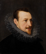 Unbekannter Künstler - Porträt von Dichter Edmund Spenser (1552/53-1599) 