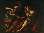 Guerrieri, Giovanni Francesco - Lot mit seinen beiden Töchtern