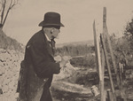 Roussel, Ker-Xavier - Paul Cézanne malt in Les Lauves