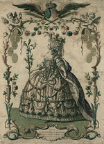 Unbekannter Künstler - Marie Antoinette d'Autriche reine de France et de Navarre: marie?e a Versailles le 16 mai 1775