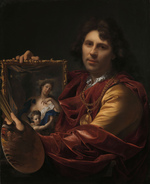 Werff, Adriaen van der - Selbstbildnis mit dem Porträt seiner Frau Margaretha van Rees und ihrer Tochter Maria