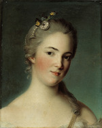 Nattier, Jean-Marc - Porträt von Marie-Geneviève Boudrey