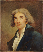 Unbekannter Künstler - Porträt von Dichter André Chénier (1762-1794) 