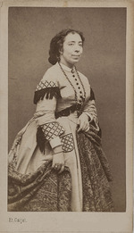 Carjat, Étienne - Porträt von Sängerin und Komponistin Pauline Viardot (1821-1910)