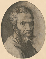 Ghisi, Giorgio - Porträt von Michelangelo Buonarroti