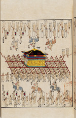 Unbekannter Künstler - Der Trauerzug der Kaiserin Myeongseong (1851-1895), Aus der Uigwe