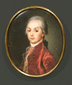 Unbekannter Künstler - Porträt von Alexander Radischtschew (1749-1802)