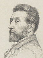 Boulanger, Gustave Clarence Rodolphe - Porträt von Komponist Jules-Laurent Duprato (1827-1892)