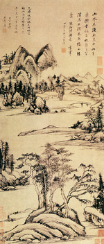Dong Qichang - Illustration zum Gedicht von Lin Hejing