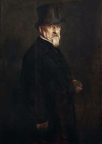 Lenbach, Franz, von - Porträt von Senator Giovanni Morelli