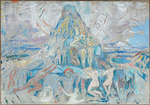 Munch, Edvard - Der menschliche Berg, dem Licht entgegen