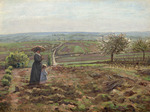 Pissarro, Camille - La route de Rouen, les hauteurs de l'Hautil, Pontoise 