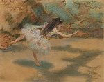Degas, Edgar - Danseuse sur une pointe (Tänzerin beim Spitzentanz)