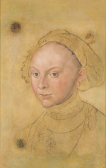 Cranach, Lucas, der Jüngere - Porträt der Prinzessin Katharina von Braunschweig-Grubenhagen (1524-1581) 