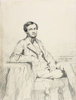Moreau, Gustave - Porträt von Komponist Eugène Lacheurié