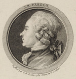 Miger, Simon Charles - Porträt von Harfenist und Komponist Jean-Baptiste Cardon (1760-1803)