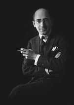 Unbekannter Fotograf - Porträt des Komponisten Arthur Lourié (1891-1966)