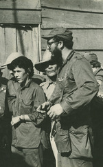Unbekannter Fotograf - Celia Sánchez neben Fidel Castro