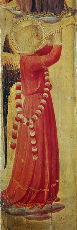 Angelico, Fra Giovanni, da Fiesole - Der musizierende Engel (Aus dem Linaioli-Tabernakel)