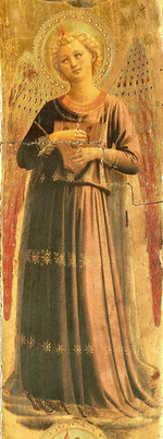 Angelico, Fra Giovanni, da Fiesole - Der musizierende Engel (Aus dem Linaioli-Tabernakel)