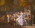Boilly, Louis-Léopold - Le Spectacle ambulant de Polichinelle