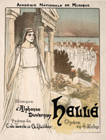 Steinlen, Théophile Alexandre - Plakat zur Oper Hellé von Étienne-Joseph Floquet