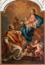 Bonito, Giuseppe - Der heilige Philippus, vor der Heiligen Familie betend