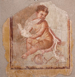 Römisch-pompejanische Wandmalerei - Kindheit des Adonis 