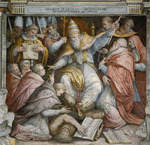 Vasari, Giorgio - Die Exkommunikation Friedrichs II. durch Papst Gregor IX.