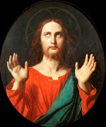 Ingres, Jean Auguste Dominique - Segnender Christus