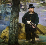 Manet, Édouard - Herr Pertuiset, der Löwenjäger