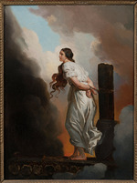 Fragonard, Alexandre-Évariste - Jeanne d'Arc sur le bûcher (Johanna auf dem Scheiterhaufen)