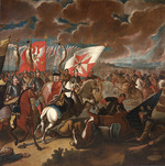 Unbekannter Künstler - Die Schlacht bei Kalisch am 29. Oktober 1706