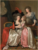 Mosnier, Jean Laurent - Porträt der Familie Bergeret de Grandcourt