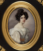 Martin, E. - Porträt von Alexandra Smirnowa-Rosset (1809-1882)
