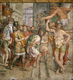 Siciolante da Sermoneta, Girolamo - Die Schenkung des Frankenkönigs Pipin an die Kirche