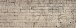 Altägyptische Kunst - Sieg über die Seevölker. Relief des Totentempels Ramses? III. in Medinet Habu