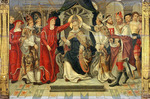Unbekannter Künstler - Die Inthronisierung von Papst Coelestin V. 1294