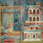 Giotto di Bondone - Traum vom Palast (Freskenzyklus der Franziskuslegende)