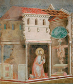 Giotto di Bondone - Die Vision von San Damiano (Freskenzyklus der Franziskuslegende)