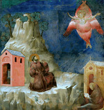 Giotto di Bondone - Heiliger Franziskus empfängt die Stigmata (Freskenzyklus der Franziskuslegende)