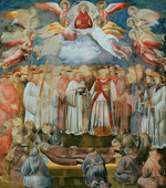 Giotto di Bondone - Tod und Himmelfahrt des heiligen Franziskus (Freskenzyklus der Franziskuslegende)