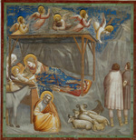 Giotto di Bondone - Weihnachten (Freskenzyklus aus dem Leben Jesu)