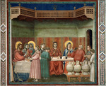 Giotto di Bondone - Die Hochzeit zu Kana (Freskenzyklus aus dem Leben Jesu)
