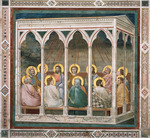 Giotto di Bondone - Ausgießung des heiligen Geistes (Freskenzyklus aus dem Leben Jesu)