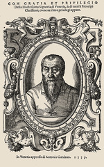Unbekannter Künstler - Porträt von Komponist Adrian Willaert (1490-1562) 