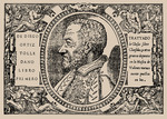 Unbekannter Künstler - Porträt von Komponist Diego Ortiz (1510-1576) Aus: Delle glosse sopra le cadenze