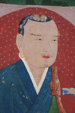 Unbekannter Künstler - Porträt von Uisang (625-702). Detail